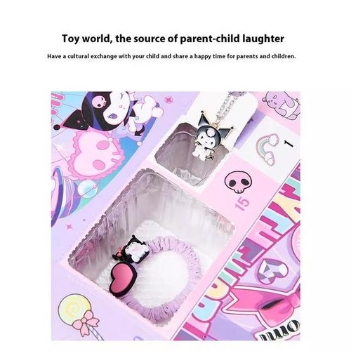 33pc Sanrio Cute Cartoon Kuromi Cave Happy Surprise Blind Box Handmade Doll Party Lovely Girl Toy Set Children's Birthday
