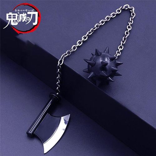 Demon Slayer The Stone Hashira Gyomei Himejima Nichirin Anime Peripheral Katana Keychain Christmas