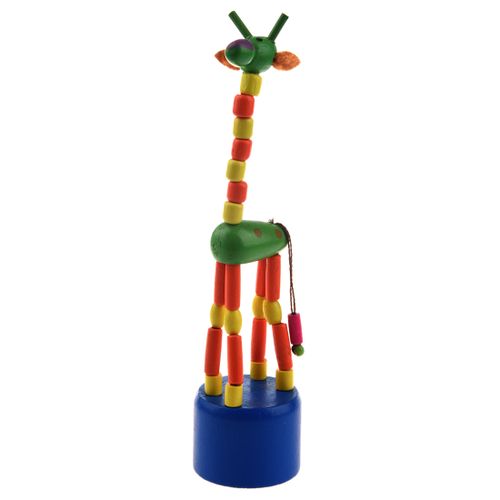 Kid Toy Baby Dancing Rocking Colorful Giraffe Wooden