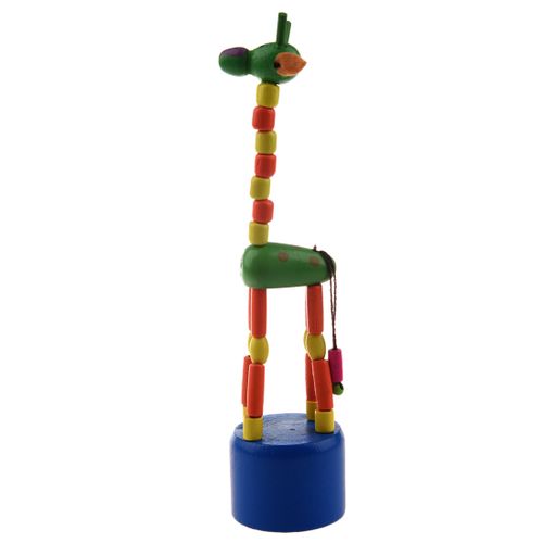 Kid Toy Baby Dancing Rocking Colorful Giraffe Wooden