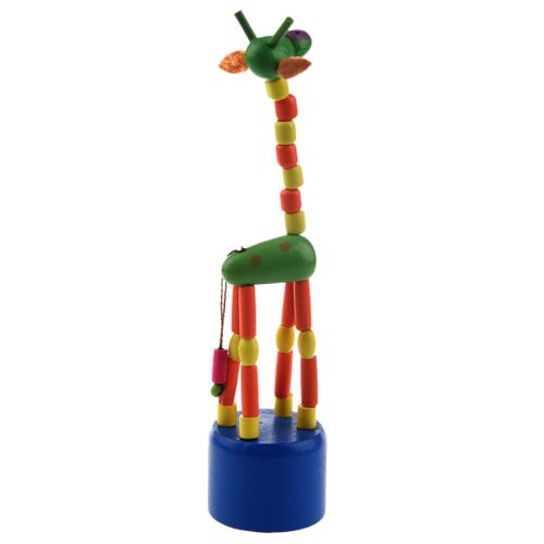 Kid Toy Baby Dancing Rocking Colorful Giraffe Wooden