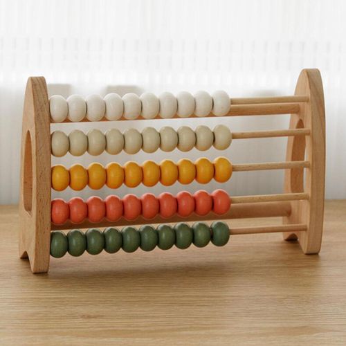 Educational Abacus For Kids 5 Row Convenient With Colorful
