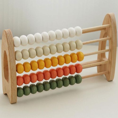 Educational Abacus For Kids 5 Row Convenient With Colorful
