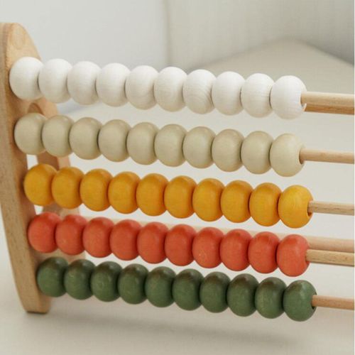 Educational Abacus For Kids 5 Row Convenient With Colorful