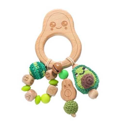Baby Teether Wooden Rodent Animal Clouds Pendant For Newborn Personalised Name Baby Health Items Nurse Accessories S Toys