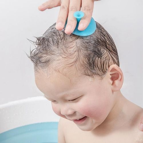 Soft Silicone Baby Bath Massage Brushes Hair Washing Brush Scalp Comb Kids Newborn Bath Wipe Washing Hair Tools