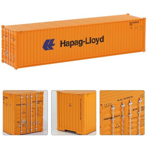 Evemodel 1pc O Scale 40' Shipping Container Model Trains 1:48 40ft Container Cargo Box C4340
