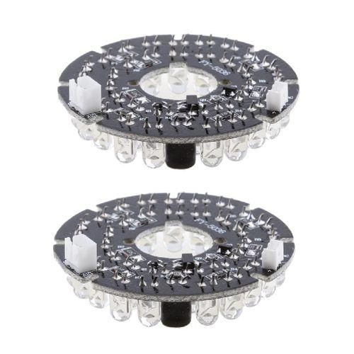 2 Pieces 36 IR LED Board Module Cameras Light Board