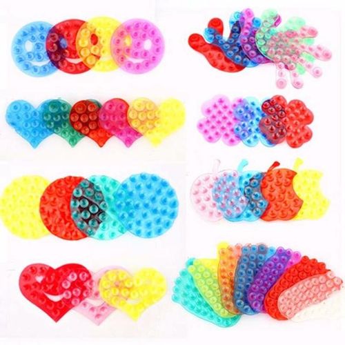 10pcs/lot New Lovely Strong Double Side Vacuum Plastic Cute Bathroom Items Suction Stand Holder Bath Toys