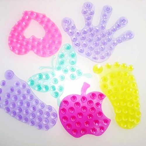 10pcs/lot New Lovely Strong Double Side Vacuum Plastic Cute Bathroom Items Suction Stand Holder Bath Toys