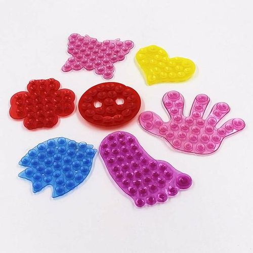 10pcs/lot New Lovely Strong Double Side Vacuum Plastic Cute Bathroom Items Suction Stand Holder Bath Toys