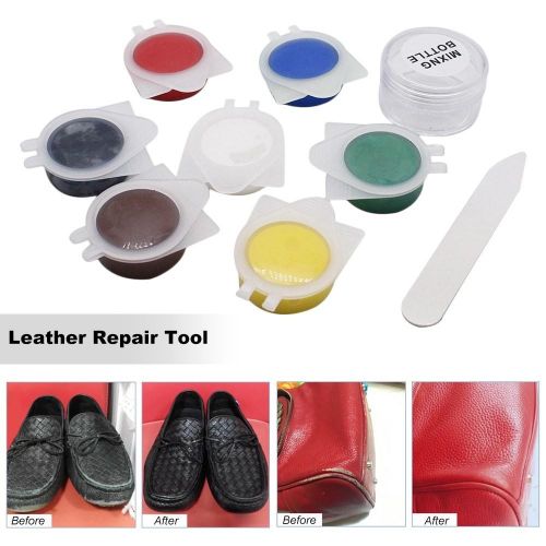 Auto Car Seat Sofas Leather Repair Tool Kit No Heat Liquid Car Seat Hole Rips Burns NO5114