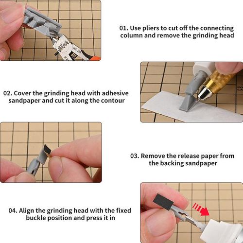 DIY Model Electric Sander Grinding Pen Mini Reciprocating Polishing Sanding Machine Grinder/Drill Model Tool for Craft Hobby