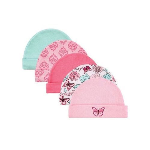 Baby 5Pcs Baby Caps/Headgears- Multicolored