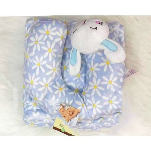 Other Baby Receiver With Feeding Pillow- Blue
