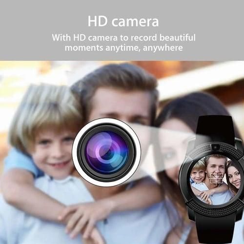 New V8 Smart Watch Support TF SIM Card Call Camera Sports Bracelet Bluetooth Compatible Smart Watch