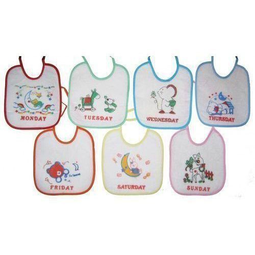 Baby 7 Pack Baby Bibs, Waterproof, Washable, - Mult-Colour
