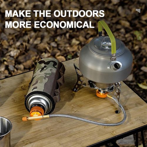Aluminum Gas Tank Adapter Outdoor Camping Gas Stove Converter Gas Burner Connector Outdoor Picnic Stove Propane Refill Adapter