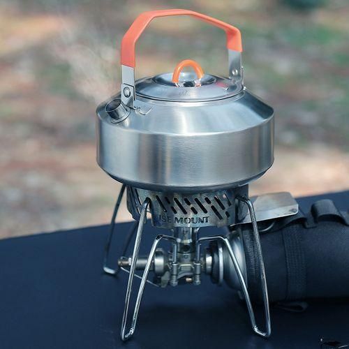 Outdoor Stainless Steel Kettle AntiScalding SilicaGel