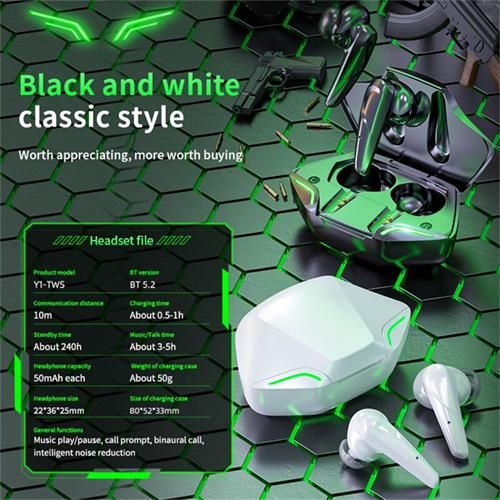 G11 Touch Control Wireless Earbuds Bluetooth Gaming Headset