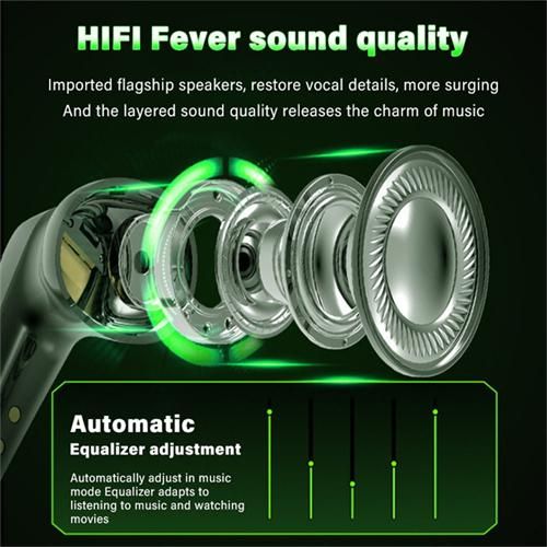 G11 Touch Control Wireless Earbuds Bluetooth Gaming Headset