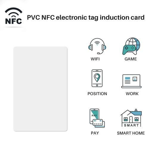 915 Generation 20Pcs NFC Cards White Blank for PVC Tags Waterpoof 504Bytes Chip Sticker