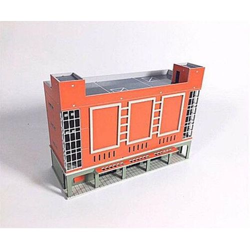 DIY 1/150 New Shopping Mall Cinema Modern Architecture Sand Table Plastic Assembly Model Building Kits Train N Scale