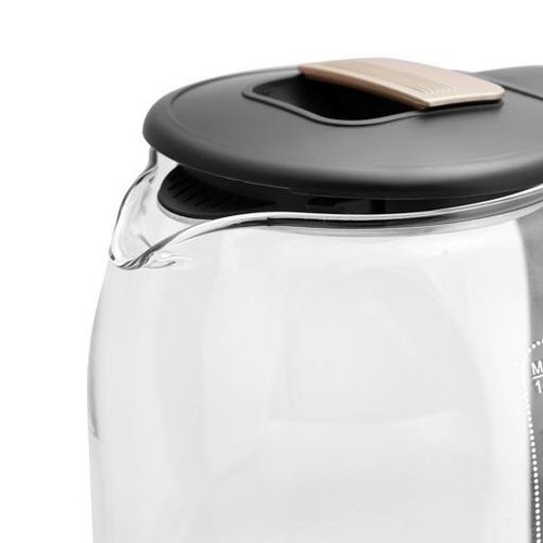 Geepas Electric Glass Kettle 1.8Liter GK9901 Silver Color