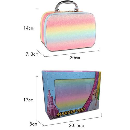 Kids Real Makeup Kit for Little Girls: with Pink Unicorn Purse - Real, Non Toxic, Washable Make Up Toy - for Toddler Young
