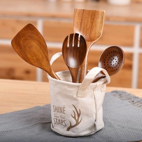 Non-Stick Pot Wood Shovel Small Spoon NO5119