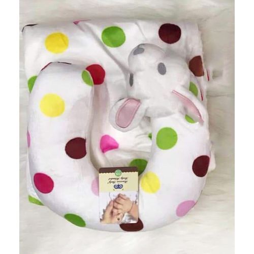 Other Baby Receiver With Feeding Pillow - Pink,White multi design