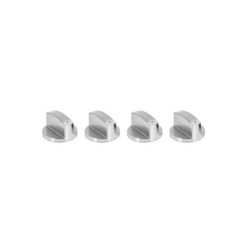 Stoves Cooker Knobs,Oven Knob(4pcs),6mm Universal Silver Gas Stove Control Knobs Adaptors Oven Rotary Switch Cooking Surface Control Locks
