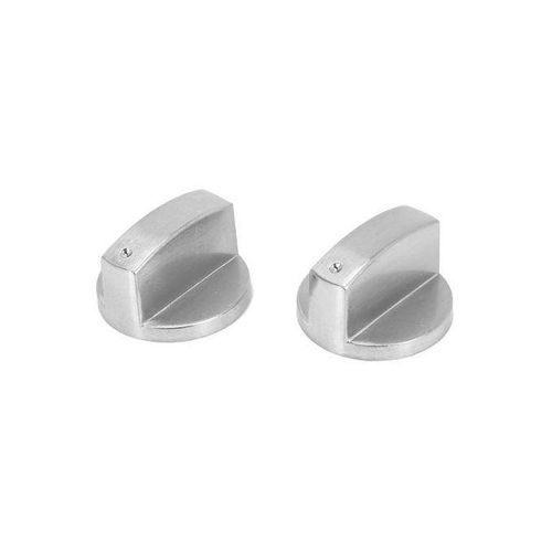 Stoves Cooker Knobs,Oven Knob(4pcs),6mm Universal Silver Gas Stove Control Knobs Adaptors Oven Rotary Switch Cooking Surface Control Locks