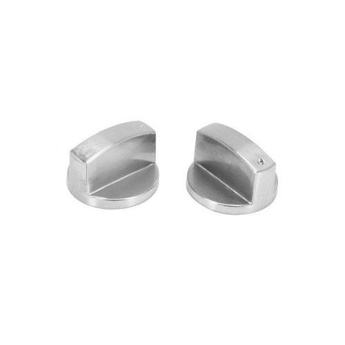 Stoves Cooker Knobs,Oven Knob(4pcs),6mm Universal Silver Gas Stove Control Knobs Adaptors Oven Rotary Switch Cooking Surface Control Locks