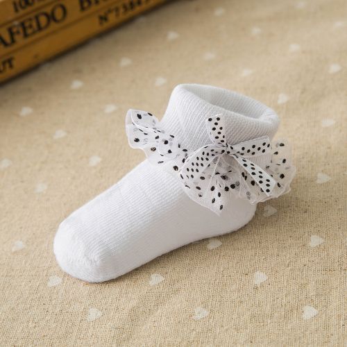 Baby Girl Toddlers Socks Combed Cotton Ankle Socks - Pink