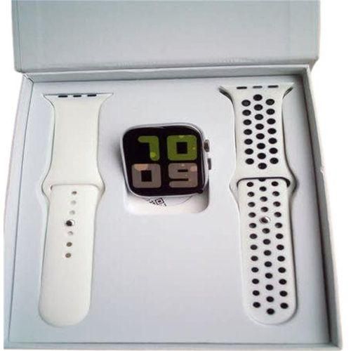 Ladies White Dual Strap Smart Watch T55 Bluetooth Sports Watch