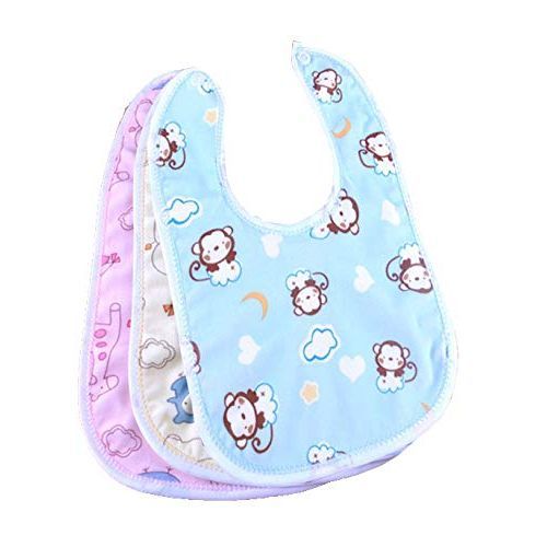 Baby 3Pack Baby Bibs, Waterproof, Washable, - Multiple Designs