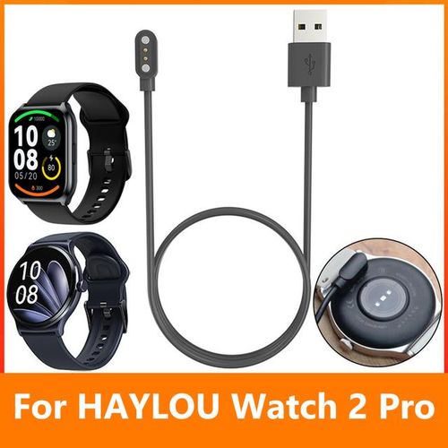 Smart Watch Charger Magnetic Charging Cable For Haylou Watch 2 Prols02 Pro/solar Lite Usb Charging Line Cord Watch Accessories