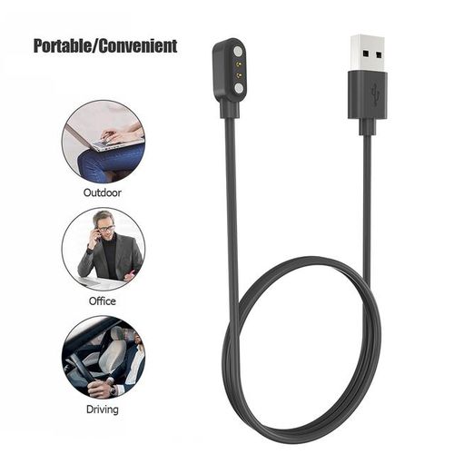 Smart Watch Charger Magnetic Charging Cable For Haylou Watch 2 Prols02 Pro/solar Lite Usb Charging Line Cord Watch Accessories