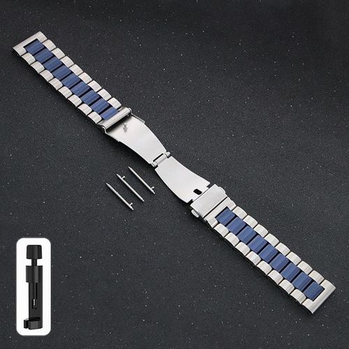 18mm 22mm 20mm 24mm Band for Samsung Galaxy Watch 6 5 4 40mm 44mm 46mm 5Pro 45mm Stainless Steel Strap for Amazfit Bip Huawei 4