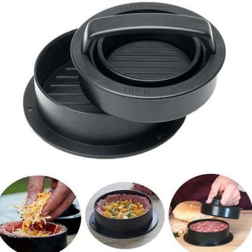 DIY Plastic Hamburger Meat Compactor Press Mold Grill Burger Maker