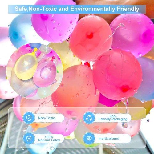 Yeahbo Water Balloons, Water Balloons Quick Fill, Kids and Adults Water Fight Games, Summer Fun Party Toys