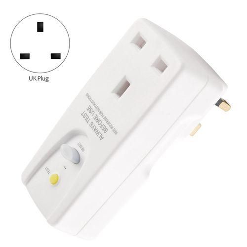 13A Gfci Leakage Protection Plug Cutout Power Trip Switch Uk Plug