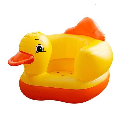 Multifunctional Baby Children Inflatable Bathroom Sofa PVC Inflatable Seat Learn Dinner Chair Portable Bath Stool For Babies