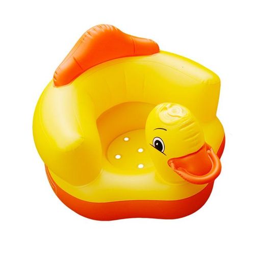 Multifunctional Baby Children Inflatable Bathroom Sofa PVC Inflatable Seat Learn Dinner Chair Portable Bath Stool For Babies