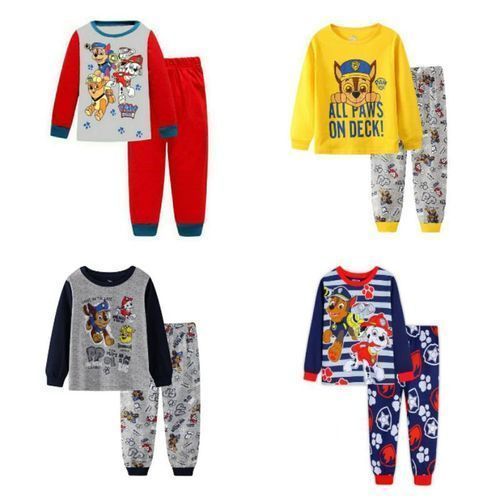 Kid's Character Pajama Set - Red,Blue
