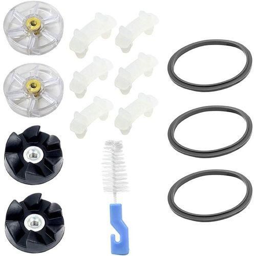 14Pcs Blender Replacement Kit for Nutribullet 900W 600W Silicone Rubber Gaskets Seal O Ring Shock Pad Motor Top Gears NO5116