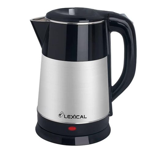 LEXICAL 2 Liters Fast Electric Kettle For Boiling Water Tea Boiler -Silver