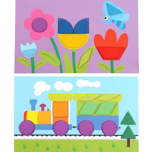 252pcs Puzzle Wood Toy Kids Intelligence Development Tangram Early Education