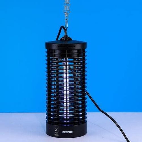 Geepas Electric Insect Killer Bug Zapper 6W - Safe & Portable, Non-Toxic Mosquito Ant Fly Bug Killer Lightweight & Efficient Mosquito Eliminator with Camping Lantern -Black